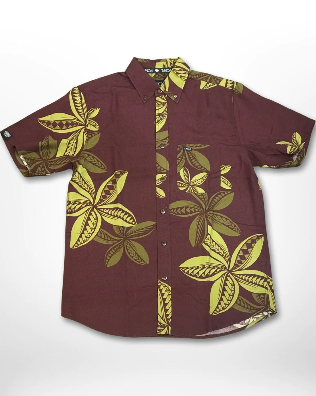 TOLU TENCEL MEN'S SHIRT TSCSS12 BROWN