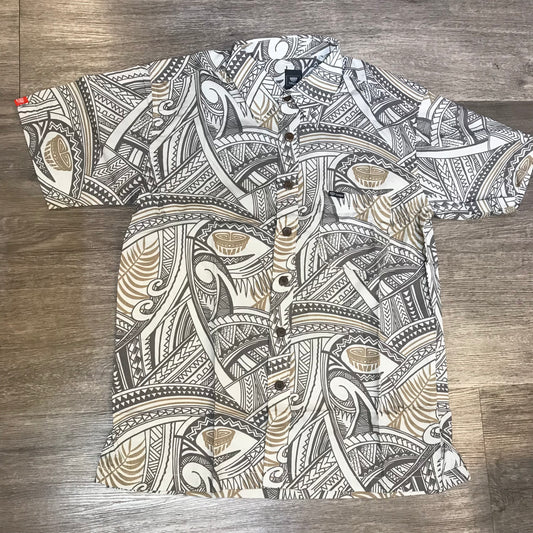 TANOA MEN'S SHIRT SS2620 BEIGE