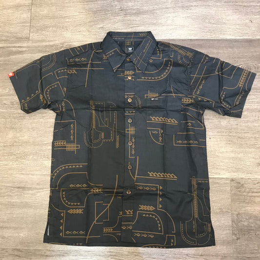 TANOA MENS SHIRTS SS2808 MIDNIGHT BLUE
