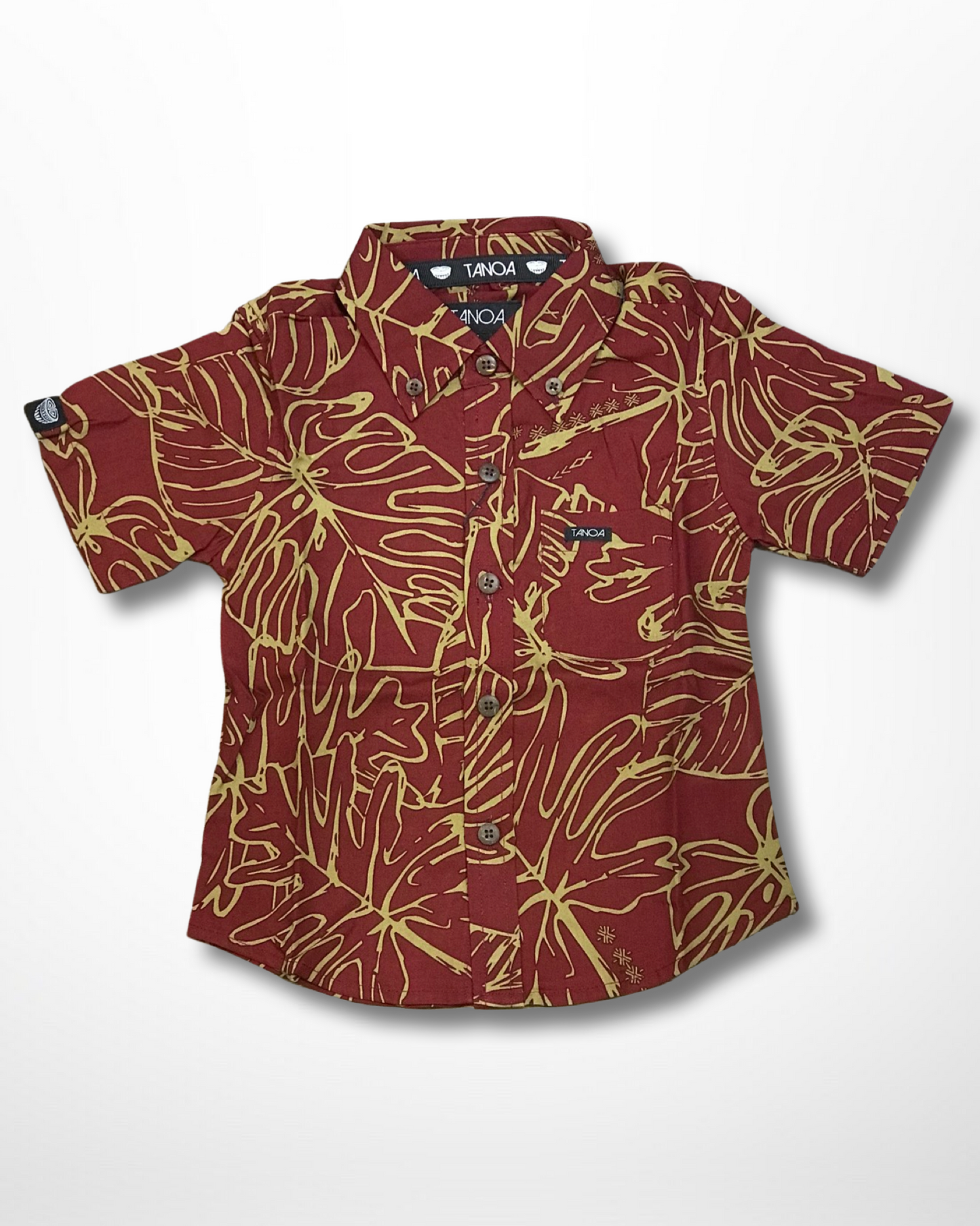 OLOSEGA BOY'S SHIRT BSCS01 BURGANDY