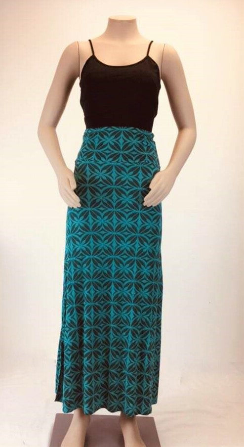 Women Long Skirt-LS594 Jade