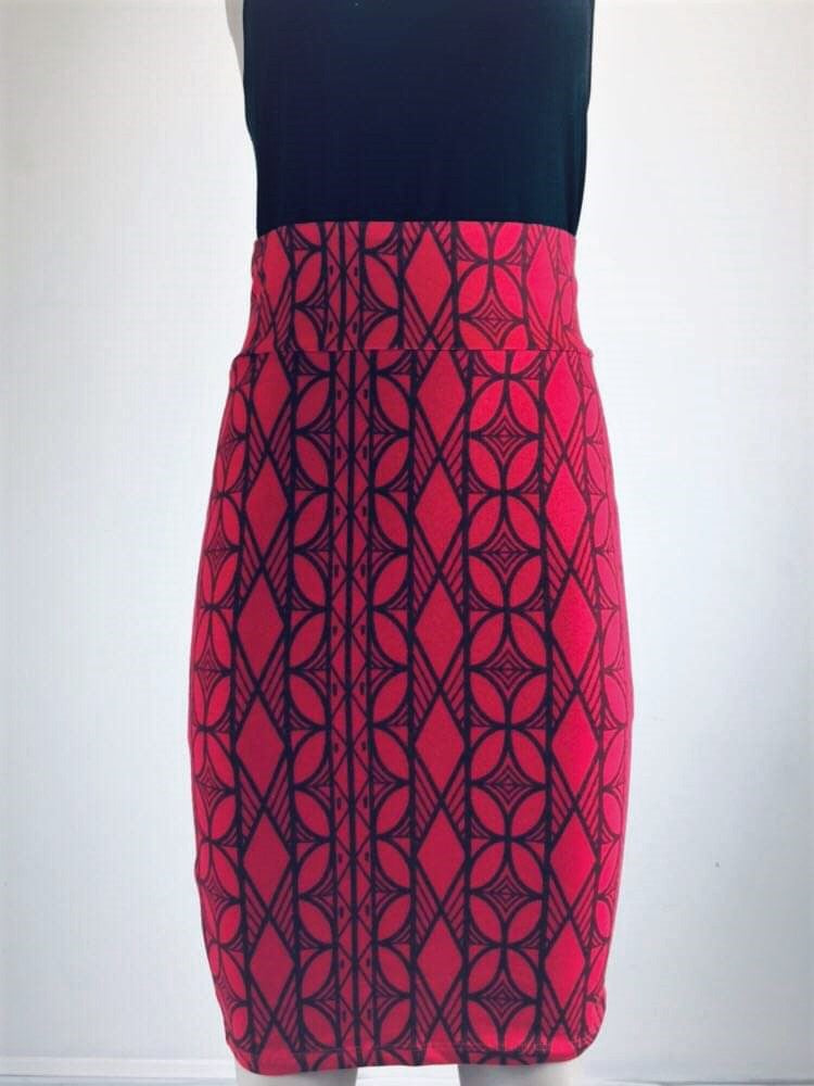 Sialei Leilei BABE Penicel Skirt/ LS592 Red